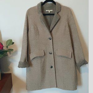 Alpaca Cream Coat (M)
